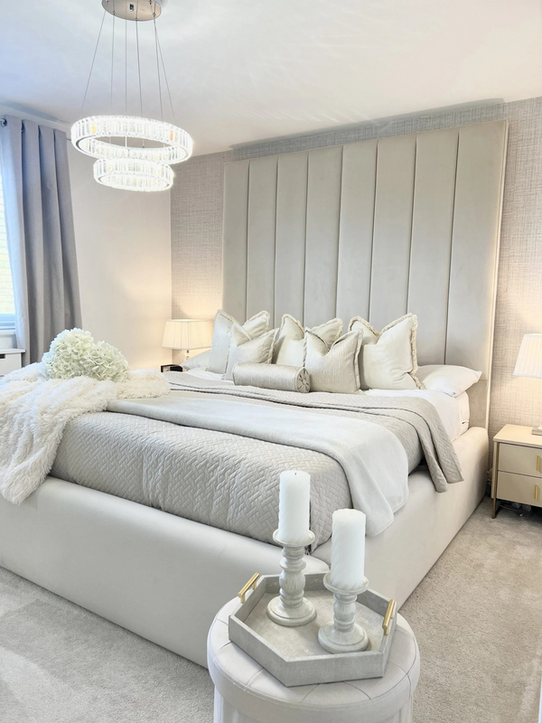 Riviera Chic Upholstered BedFrame