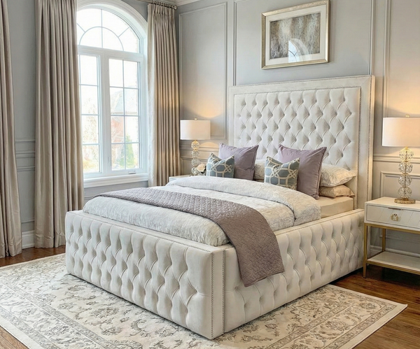 Impress Border Upholstered Bed