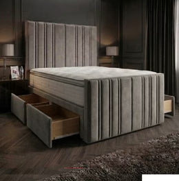 Divan Base: 2 Draw Foot End
