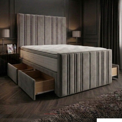 Milano Divan Bed - None Storage