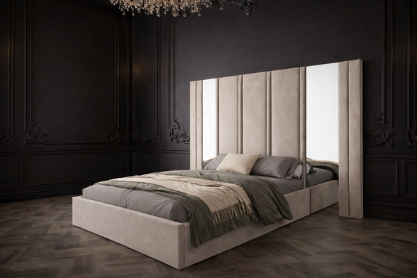 Radiance Luxury Mirror Bed Frame