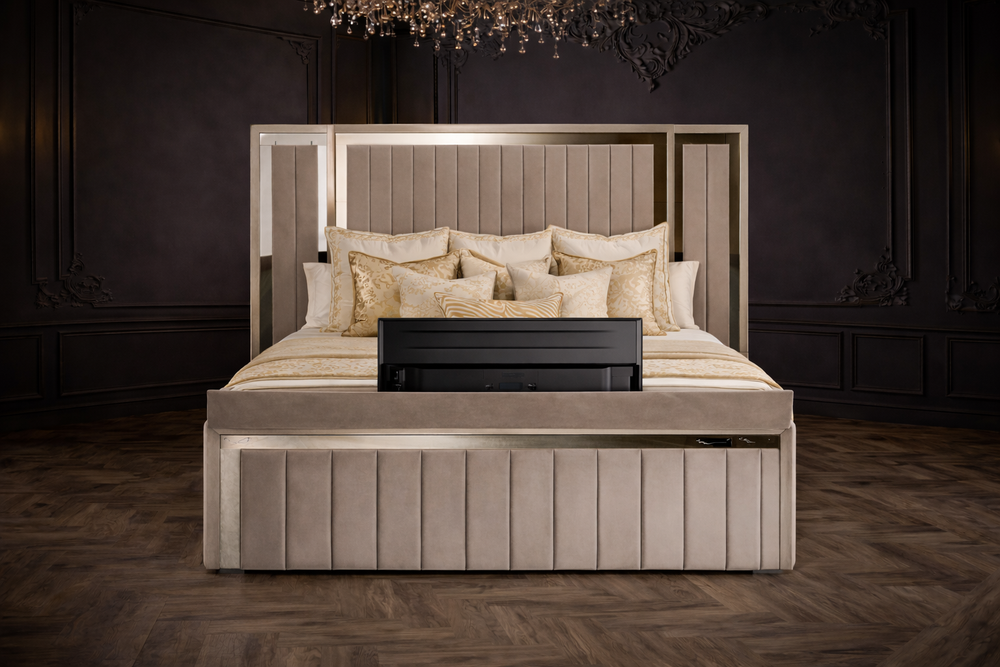 Rhea TV  Bed Frame - Solace Beds