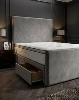 Divan Base: 2 Draw Foot End