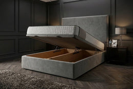 Divan Ottoman: Front Open Solid Storage