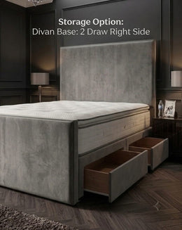 Divan Base : 2 Right Side Draws