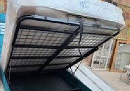 Ottoman: Full Metal Gas Lift up Storage