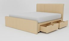 Divan Base : Right Side Drawer Storage