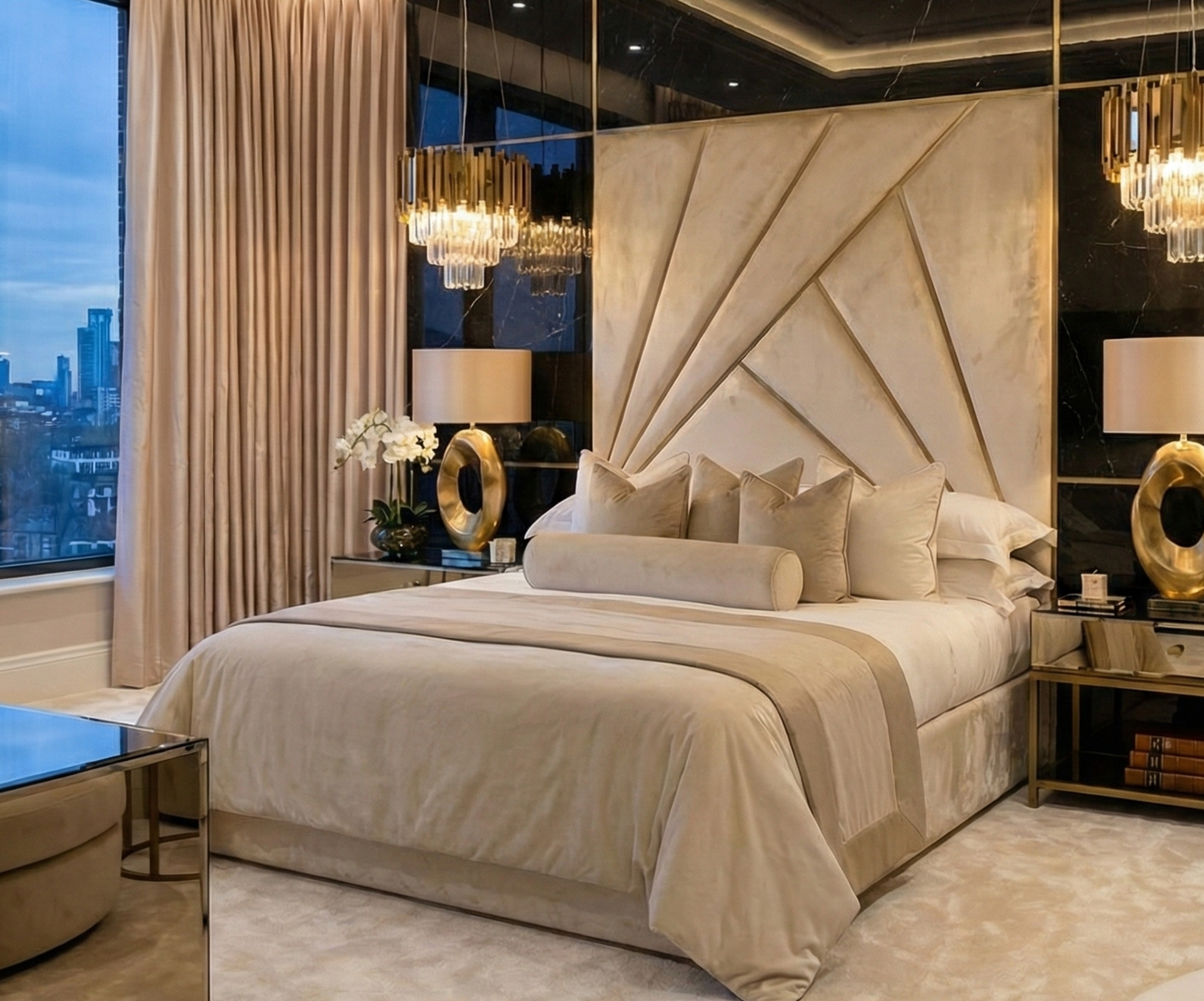 Magnus Upholstered Premium Bed - Solace Beds